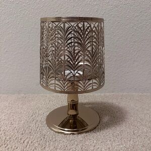 Bath & Body Works Bamboo Tropical Style Candle Holder Table Lamp - Brand New